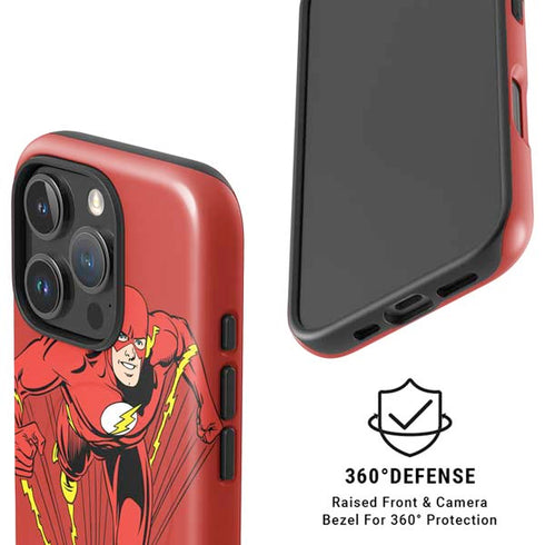 DC Comics The Flash Classic Action Pose Art iPhone 16 Pro Magsafe Impact Case