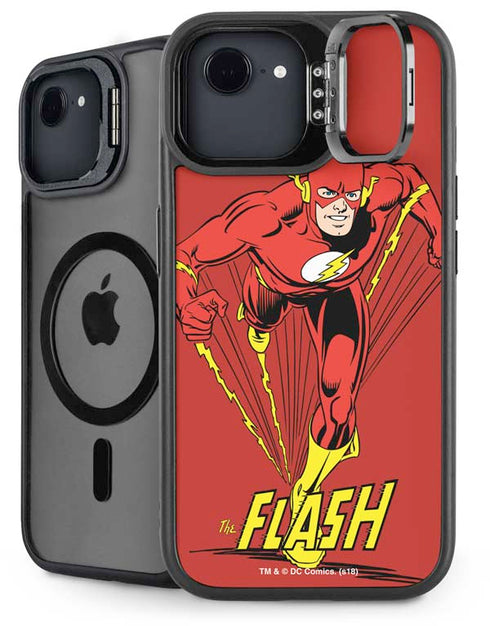 DC Comics The Flash Classic Action Pose Art iPhone 16e Kickstand Case