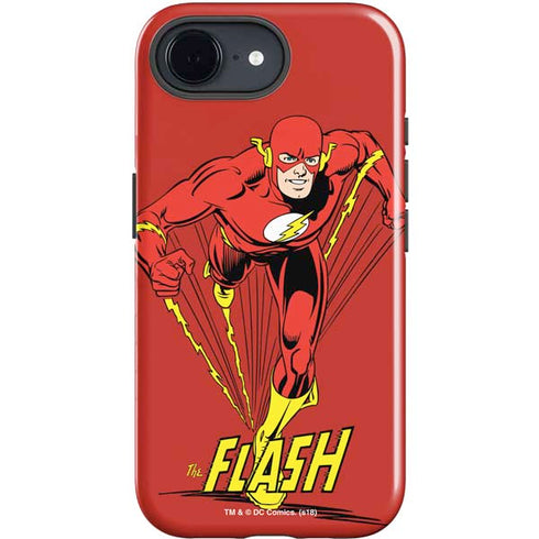 DC Comics The Flash Classic Action Pose Art iPhone 16e Impact Case