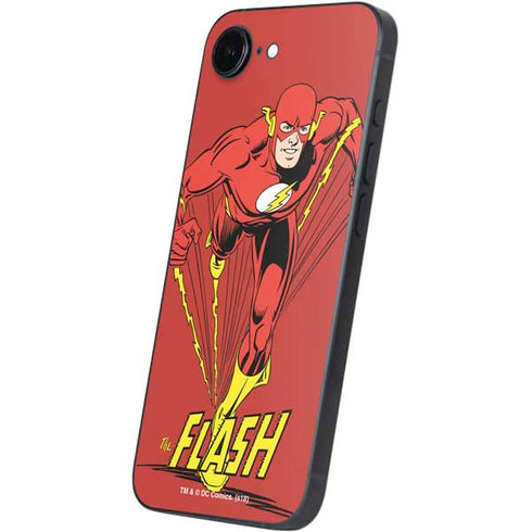 DC Comics The Flash Classic Action Pose Art iPhone 16e Skin