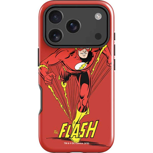 DC Comics The Flash Classic Action Pose Art iPhone 18 Pro Impact Case