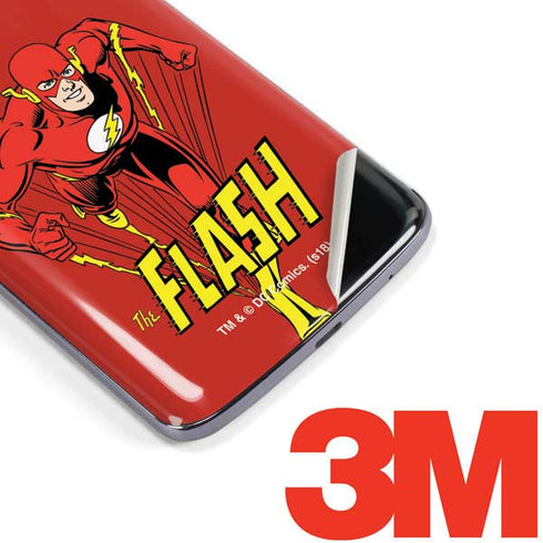 DC Comics The Flash Classic Action Pose Art Moto E5 Plus Skin
