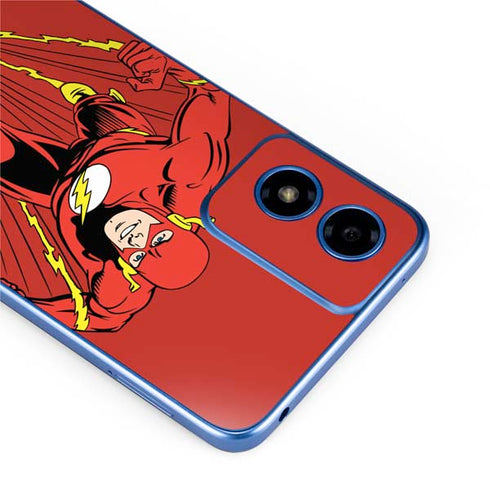 DC Comics The Flash Classic Action Pose Art Moto G Play 4G (2024) Skin