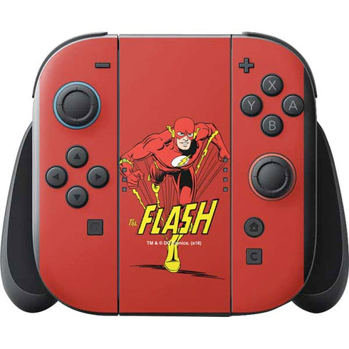 DC Comics The Flash Classic Action Pose Art Nintendo Switch 2 (2025) with Joy-Con Skin
