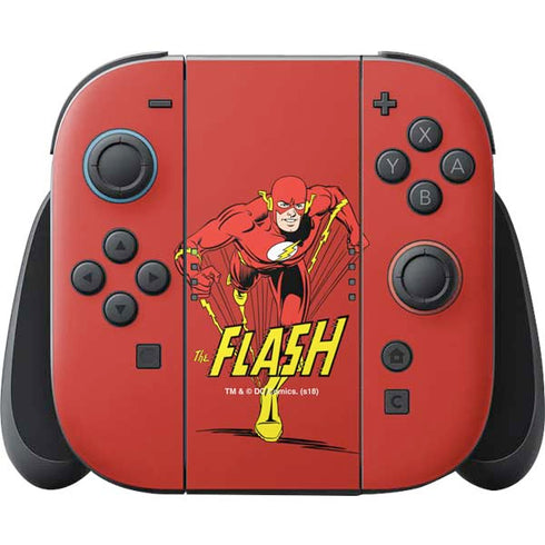 DC Comics The Flash Classic Action Pose Art Nintendo Switch 2 (2025) Joy-Con Controller Skin
