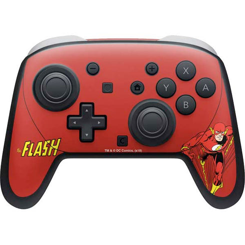 DC Comics The Flash Classic Action Pose Art Nintendo Skins