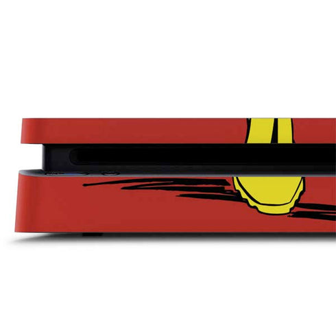 DC Comics The Flash Classic Action Pose Art PS4 Slim Skin