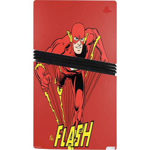DC Comics The Flash Classic Action Pose Art PS5 Pro Console Skin