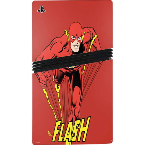 DC Comics The Flash Classic Action Pose Art PS5 Pro Disk Bundle Skin