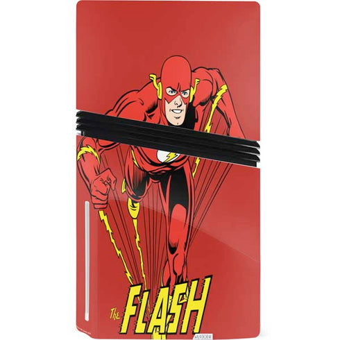 DC Comics The Flash Classic Action Pose Art PS5 Pro Disk Bundle Skin