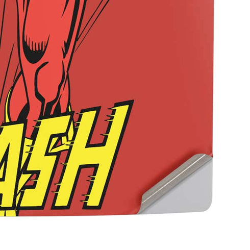 DC Comics The Flash Classic Action Pose Art PS5 Pro Disk Console Skin