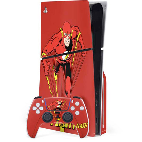 DC Comics The Flash Classic Action Pose Art PlayStation PS5 Skins