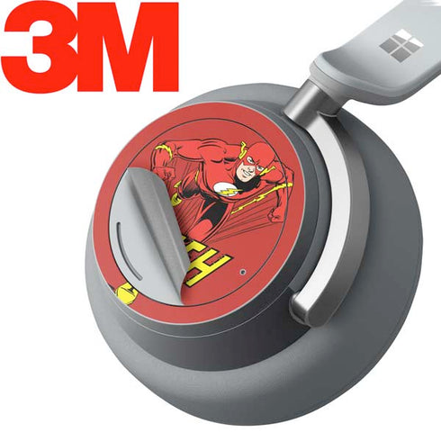 DC Comics The Flash Classic Action Pose Art Surface Headphones Skin