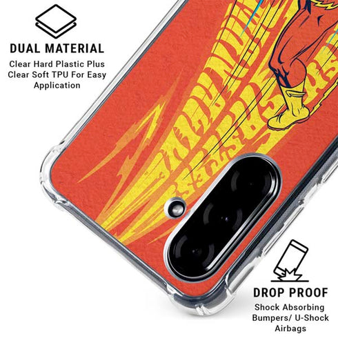 DC Comics Flash Racer Galaxy A36 5G Clear Case
