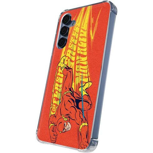 DC Comics Flash Racer Galaxy A55 5G Clear Case