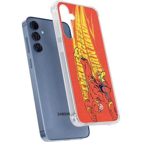 DC Comics Flash Racer Galaxy A55 5G Clear Case