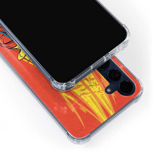 DC Comics Flash Racer Galaxy A55 5G Clear Case