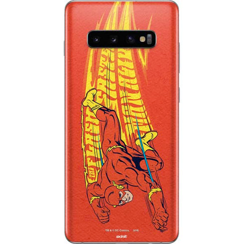 DC Comics Flash Racer Galaxy S10 Plus Skin