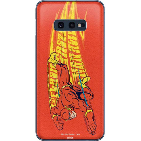 DC Comics Flash Racer Galaxy S10e Skin