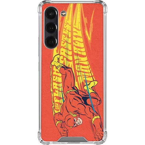 DC Comics Flash Racer Galaxy S24 FE Clear Case