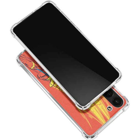 DC Comics Flash Racer Galaxy S24 FE Clear Case