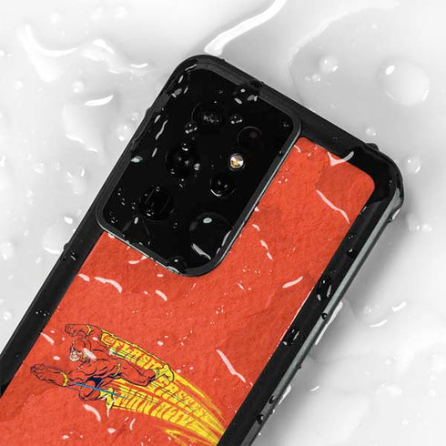 DC Comics Flash Racer Galaxy S24 Ultra Waterproof Case