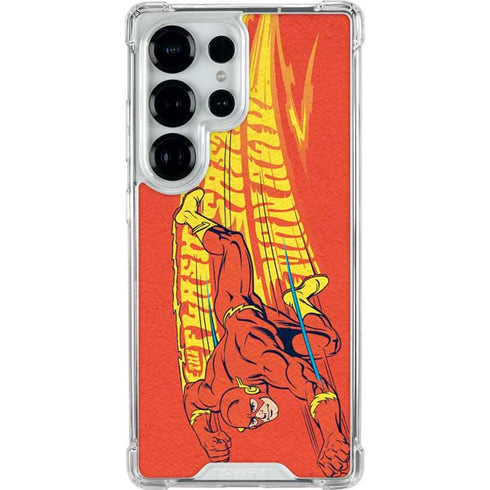 DC Comics Flash Racer Galaxy S25 Ultra Clear Case