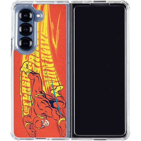 DC Comics Flash Racer Galaxy Z Fold6 Clear Case