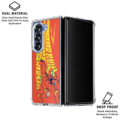 DC Comics Flash Racer Galaxy Z Fold6 Clear Case