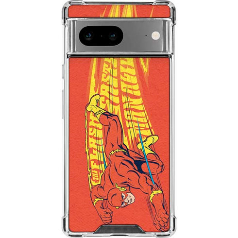 DC Comics Flash Racer Google Pixel 8a Clear Case