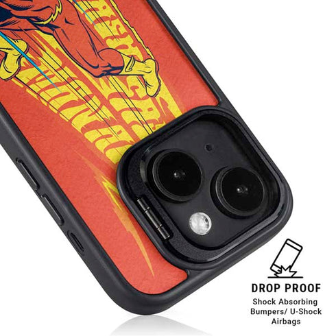 DC Comics Flash Racer iPhone 15 Kickstand Case