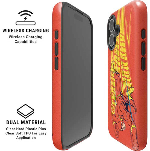 DC Comics Flash Racer iPhone 16 Magsafe Impact Case