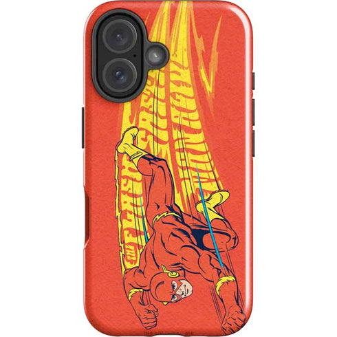 DC Comics Flash Racer iPhone 16 Plus Impact Case