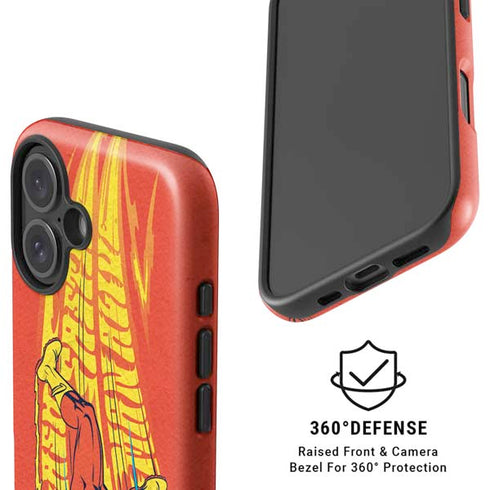 DC Comics Flash Racer iPhone 16 Plus Magsafe Impact Case