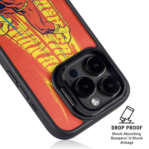 DC Comics Flash Racer iPhone 16 Pro Kickstand Case