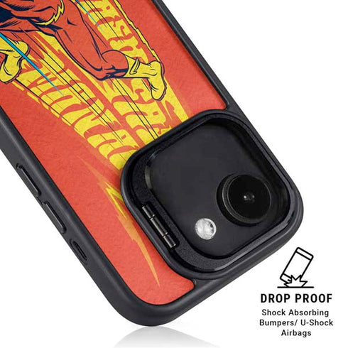 DC Comics Flash Racer iPhone 16e Kickstand Case