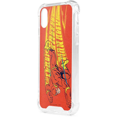 DC Comics Flash Racer iPhone XS Clear Case