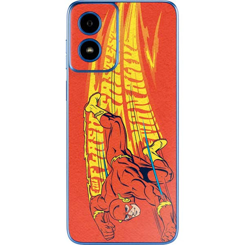 DC Comics Flash Racer Moto G Play 4G (2024) Skin