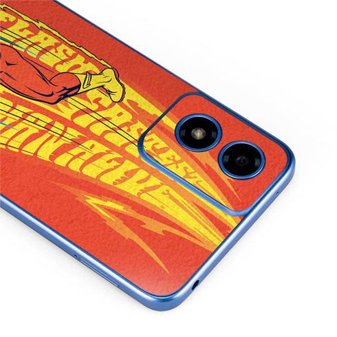 DC Comics Flash Racer Moto G Play 4G (2024) Skin