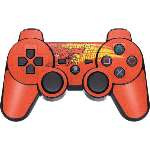 DC Comics Flash Racer PS3 Dual Shock wireless controller Skin
