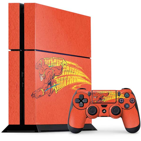 DC Comics Flash Racer PS4 Console and Controller Bundle Skin