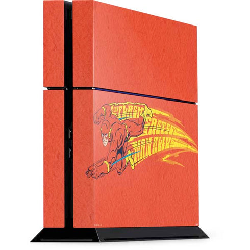 DC Comics Flash Racer PS4 Console Skin