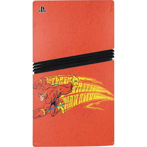 DC Comics Flash Racer PS5 Pro Console Skin