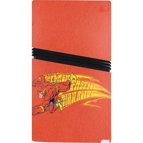 DC Comics Flash Racer PS5 Pro Console Skin
