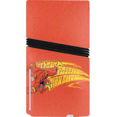 DC Comics Flash Racer PS5 Pro Disk Console Skin