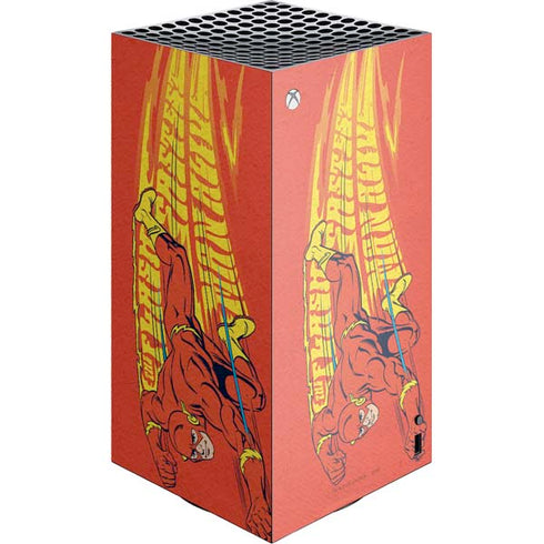 DC Comics Flash Racer XBox Series X Digital Edition Console Skin