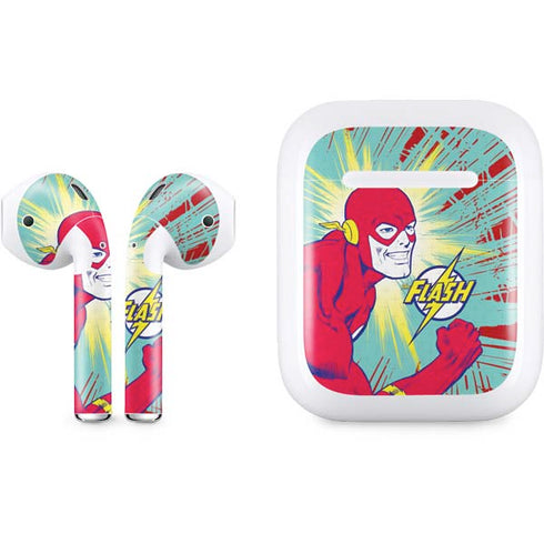 DC Comics The Flash Classic Art Smile Blast Apple AirPods Skin