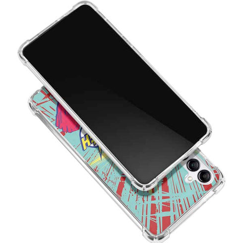 DC Comics The Flash Classic Art Smile Blast Gabb Phone 4 Clear Case