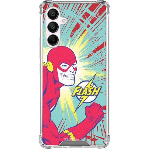 DC Comics The Flash Classic Art Smile Blast Galaxy A16 5G Clear Case