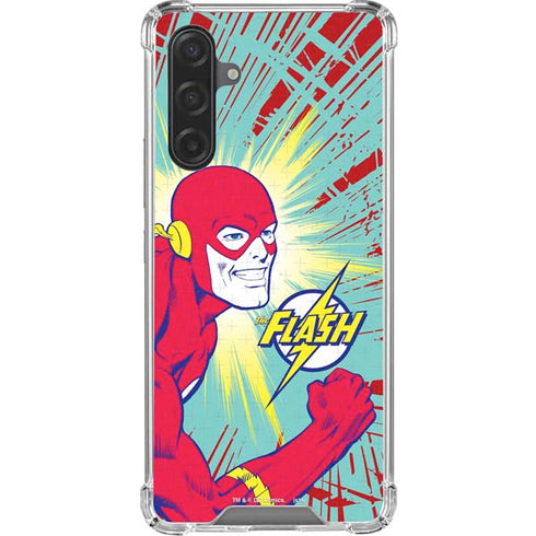 DC Comics The Flash Classic Art Smile Blast Galaxy A17 Clear Case